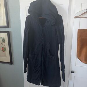 Prairie Underground Gray Cloak Hooded Full Zip Hoodie Jacket